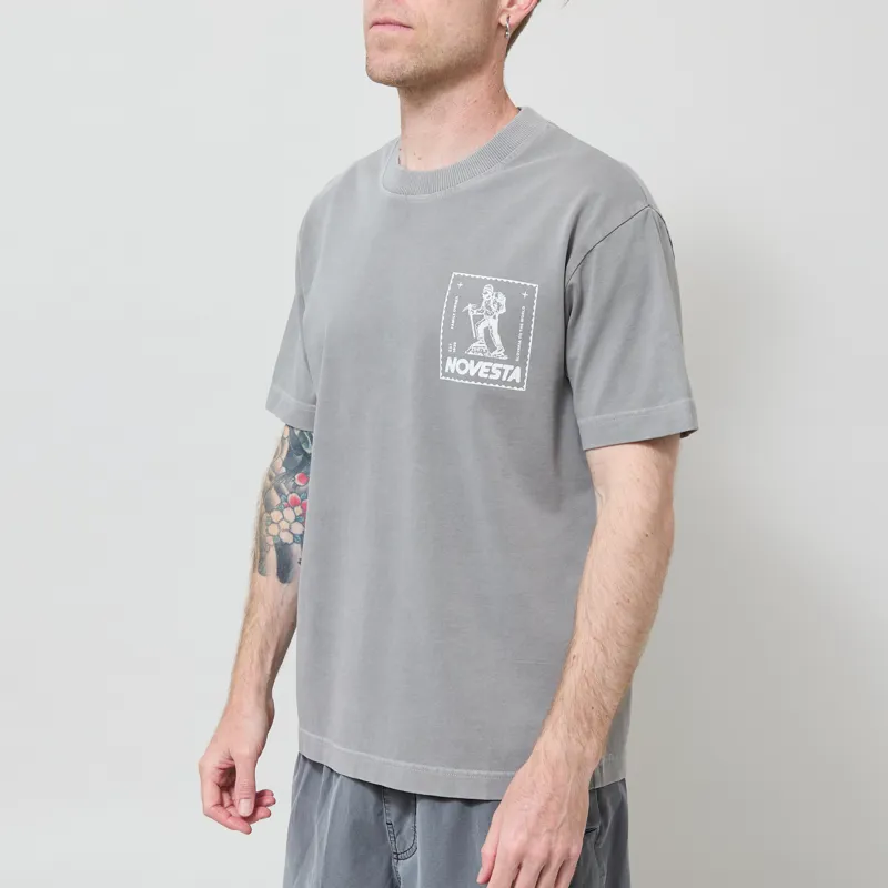 Novesta Hiker T Shirt Charcoal-1