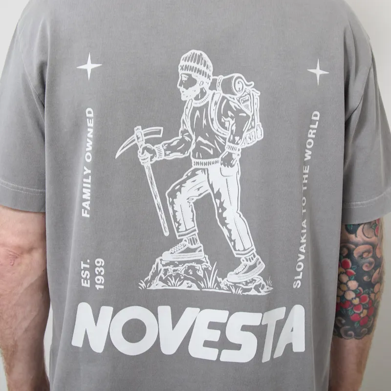 Novesta Hiker T Shirt Charcoal-3
