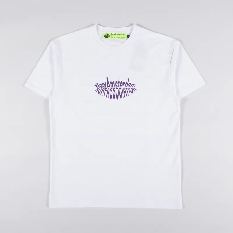 New Amsterdam Surf Association Nacre T Shirt White