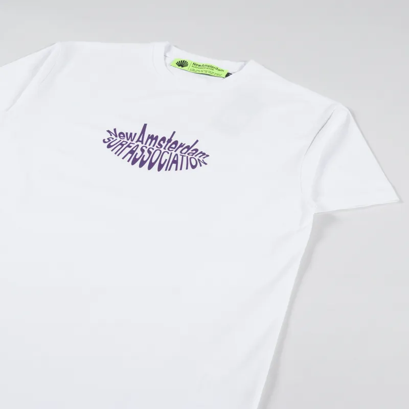 New Amsterdam Surf Association Nacre T Shirt White-2