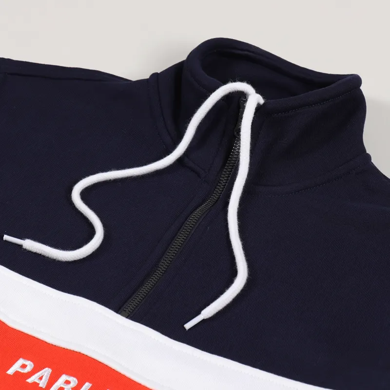 Parlez Tether Quarter Zip Navy-6