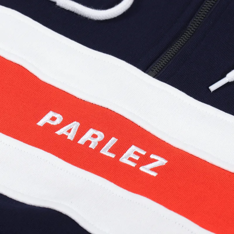 Parlez Tether Quarter Zip Navy-4