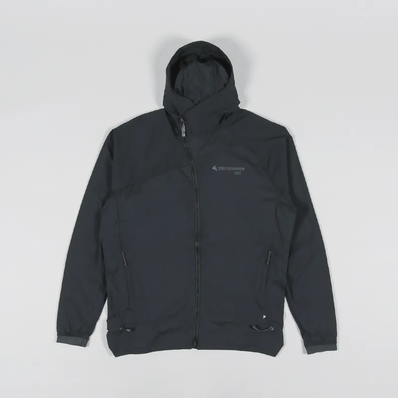 Klattermusen Mens Lightweight Technical Nal Hooded Jacket Black