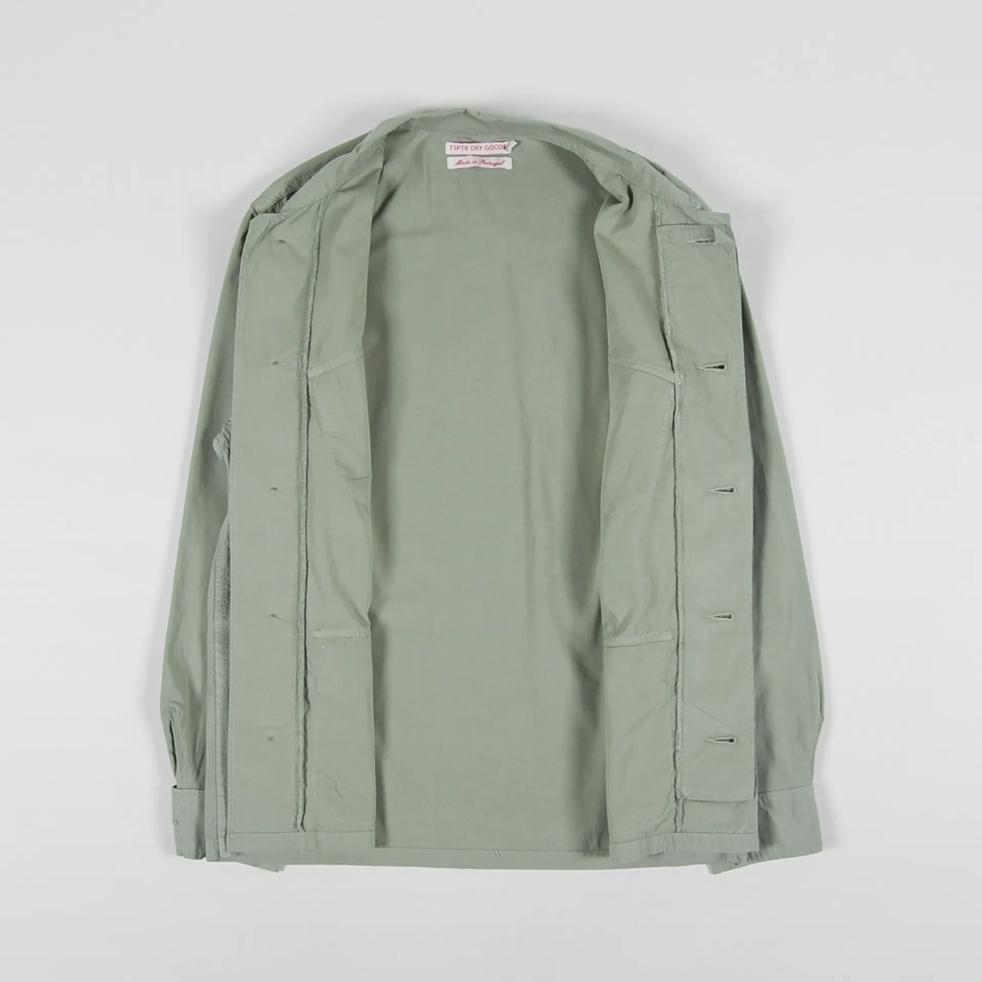 TSPTR Mens Fatigue Nam Jacket Olive Green Poplin