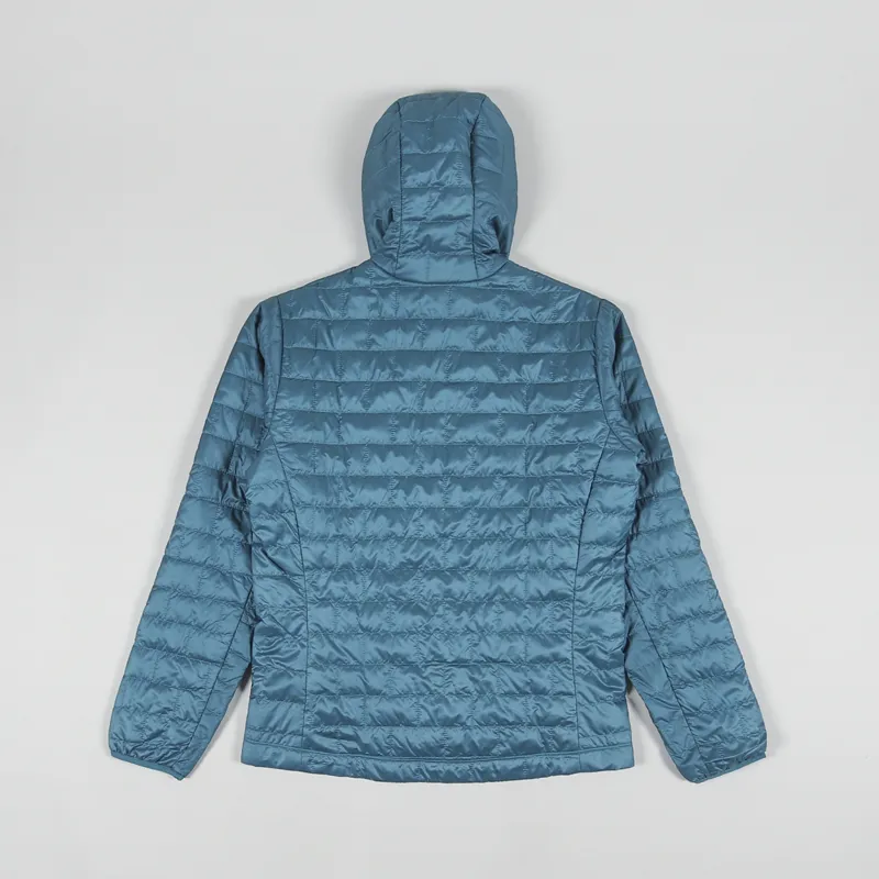 Patagonia Mens Insulated Nano Puff Hoody Wavy Blue