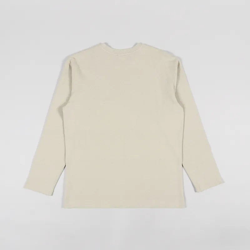 NN07 Nat Long Sleeve T Shirt Ecru-1