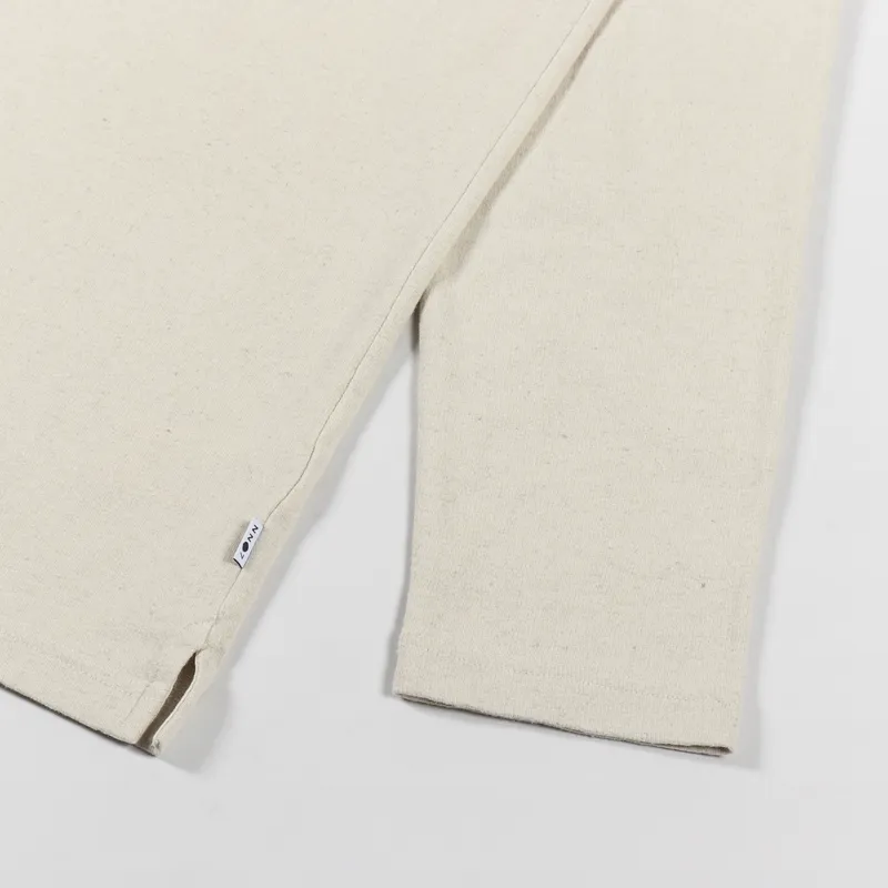 NN07 Nat Long Sleeve T Shirt Ecru-5