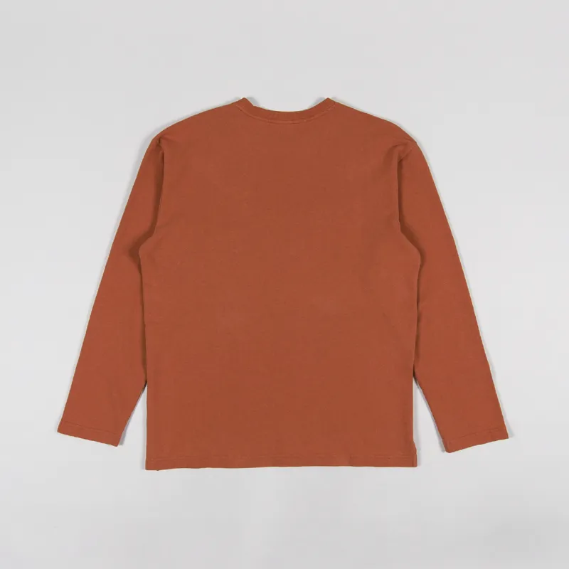 NN07 Nat Long Sleeve T Shirt Terracotta-1