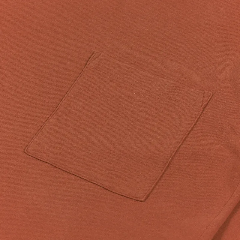 NN07 Nat Long Sleeve T Shirt Terracotta-6