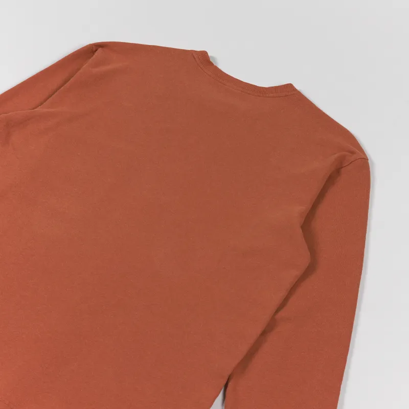 NN07 Nat Long Sleeve T Shirt Terracotta-4