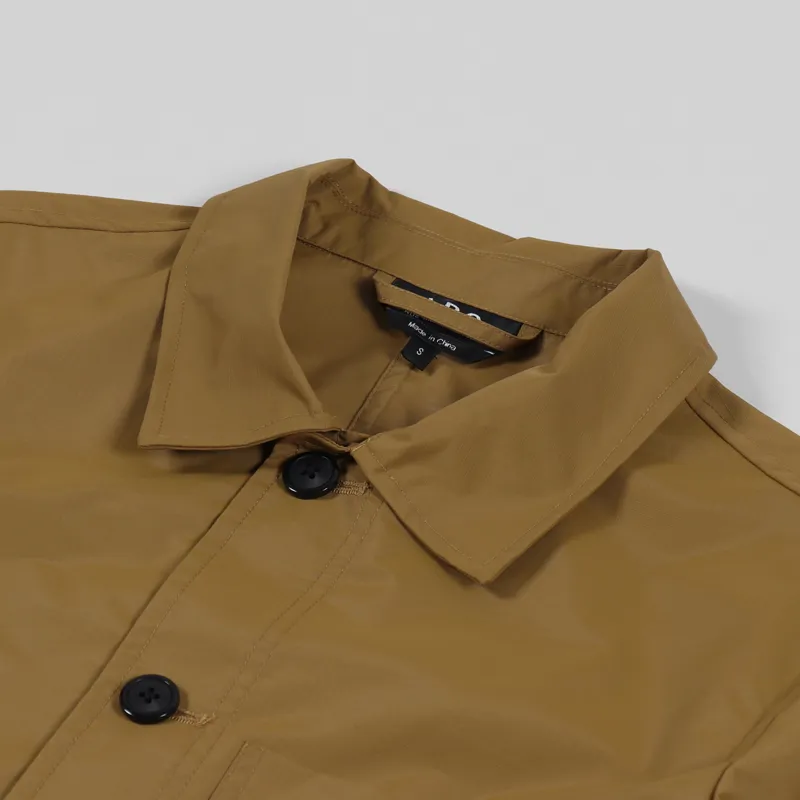 A.P.C. Mens Lightweight Ripstop Nathanael Jacket Camel Brown
