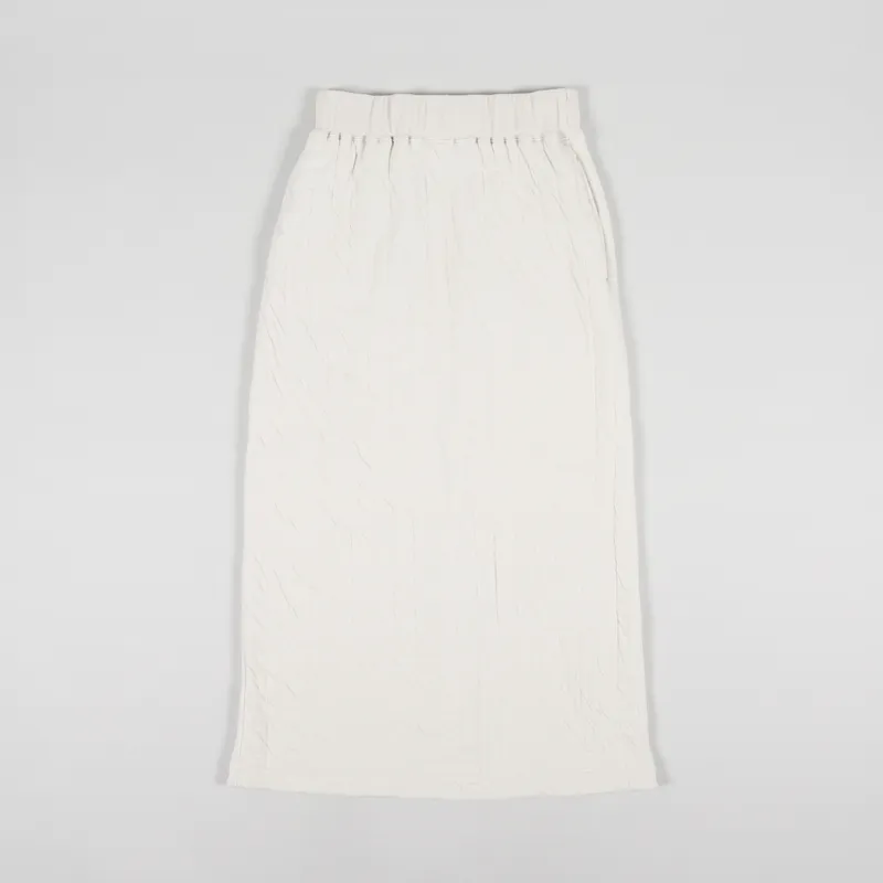 Snow Peak Womens Natural Warm Stretch Skirt Ecru