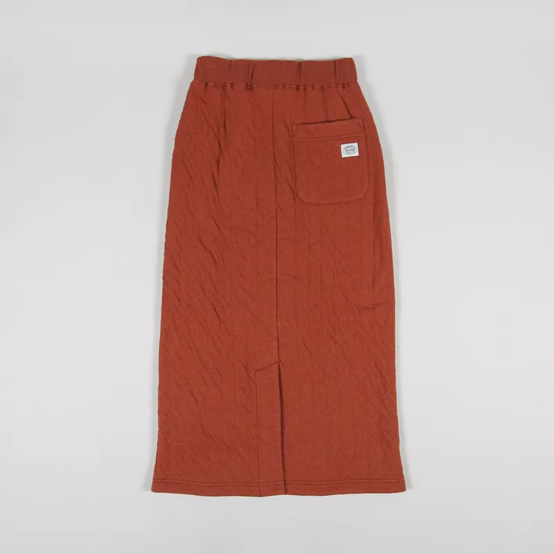 Snow Peak Womens Natural Warm Stretch Skirt Orange-4