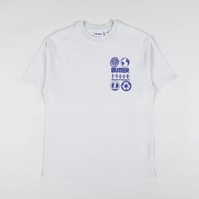 Butter Goods Natural Wonders T Shirt Cement-1