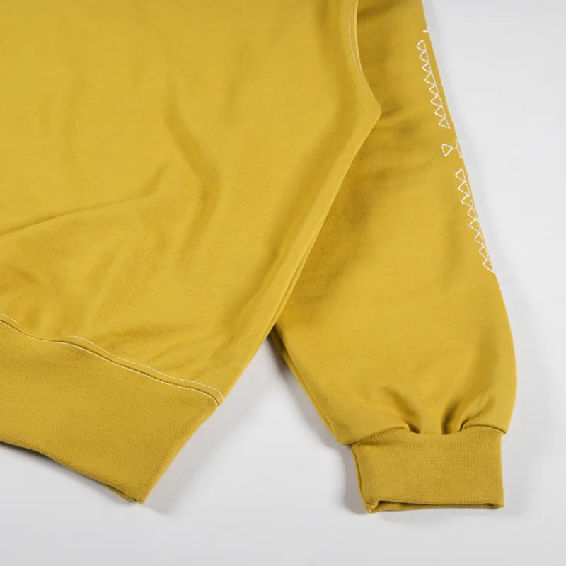 FrizmWORKS Navajo Needlework Sweatshirt Mustard-4