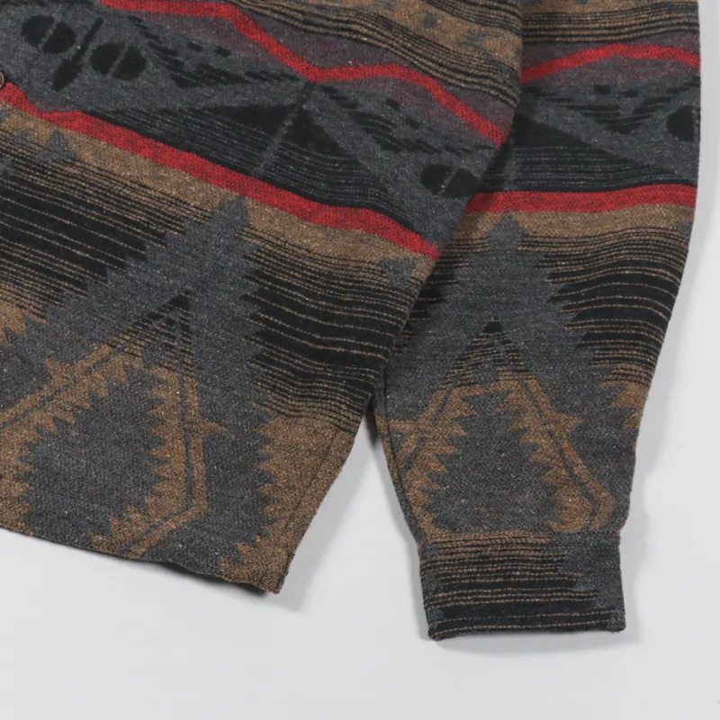 C17 Jeans Navajo Overshirt Brown Red-8
