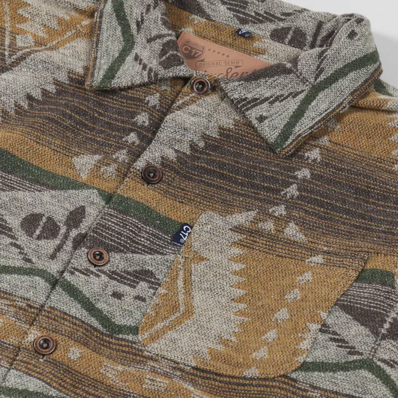 C17 Jeans Navajo Chore Overshirt Rustic Oat-8