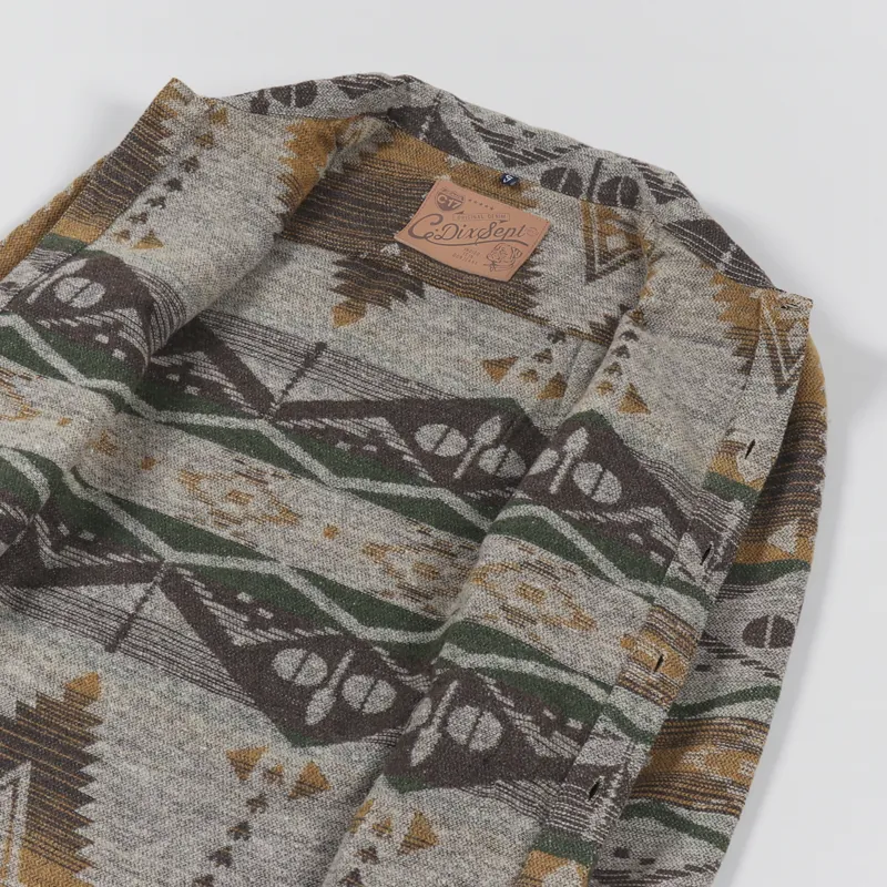 C17 Jeans Navajo Chore Overshirt Rustic Oat-5