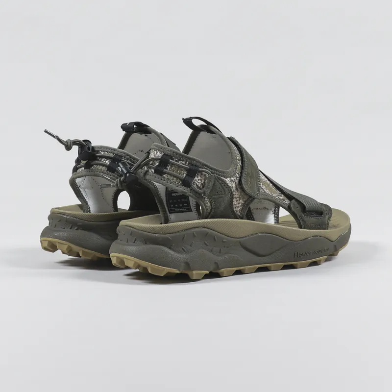 Flower Mountain x YMC Nazca Sandals Army Green-3