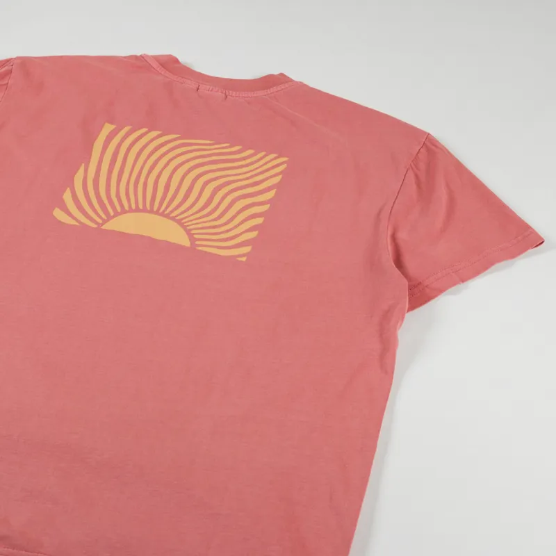 Rhythm Womens New Day Band T Shirt Chilli-5