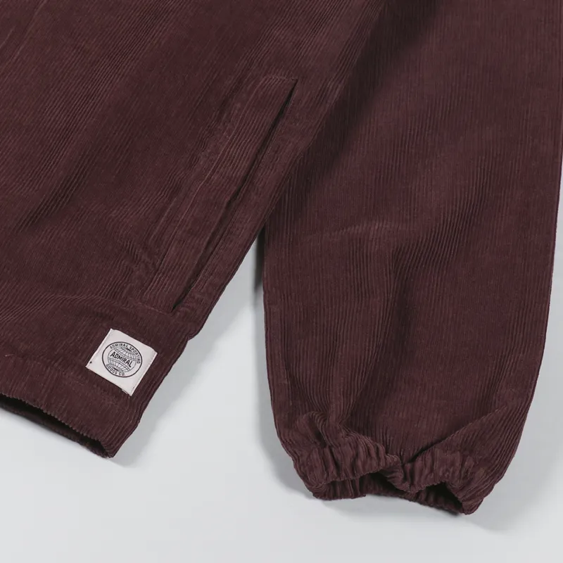 Admiral Sporting Goods Newark Cord Overshirt Torrent Brown-6