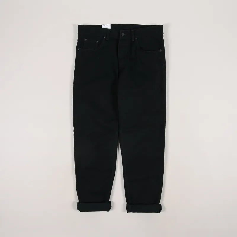 Carhartt WIP Newel Pant Black Maitland Denim-1
