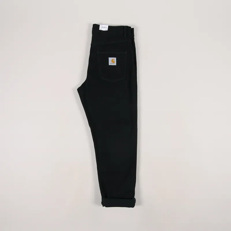 Carhartt WIP Newel Pant Black Maitland Denim-2