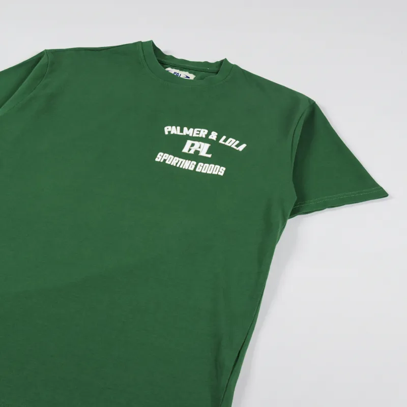 PAL Sporting Goods New Arch Logo T Shirt Dark Green-3