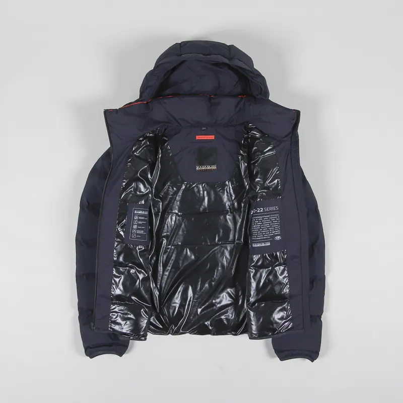 Napapijri Womens Newton Jacket Blue Marine-3