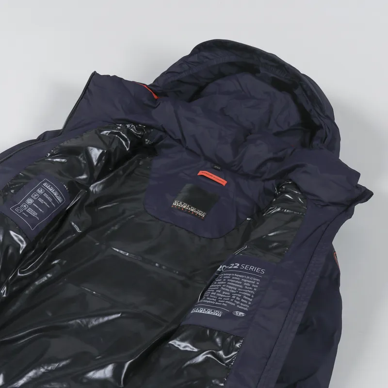 Napapijri Womens Newton Jacket Blue Marine-8