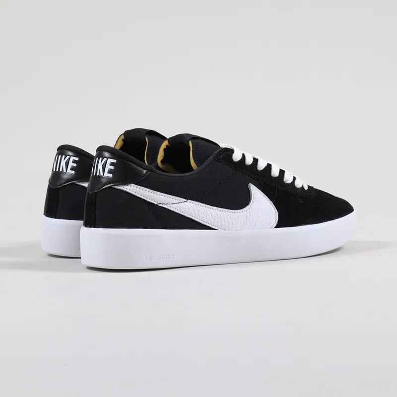 Nike SB Bruin React Shoes Black White-2
