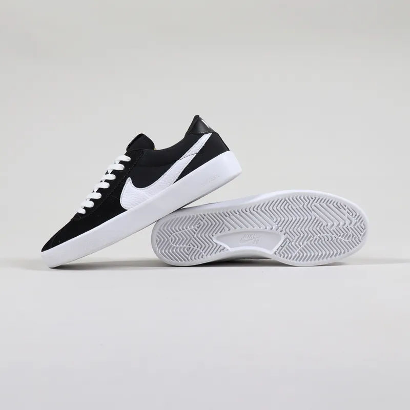 Nike SB Bruin React Shoes Black White-1
