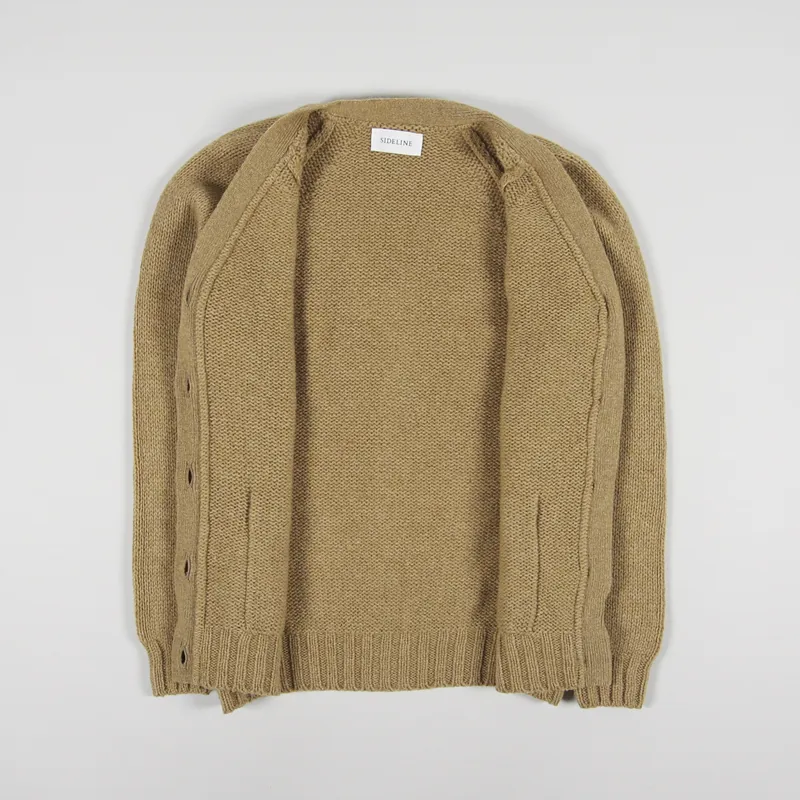 Sideline Womens Nimes Cardigan Ochre-4