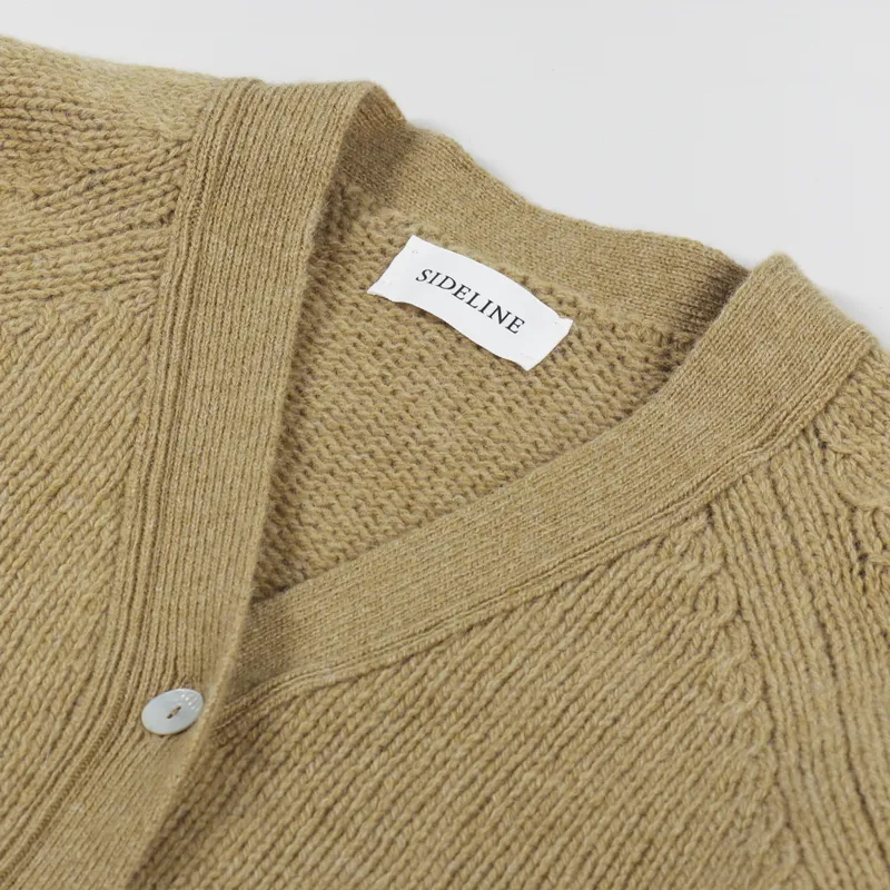 Sideline Womens Nimes Cardigan Ochre-11