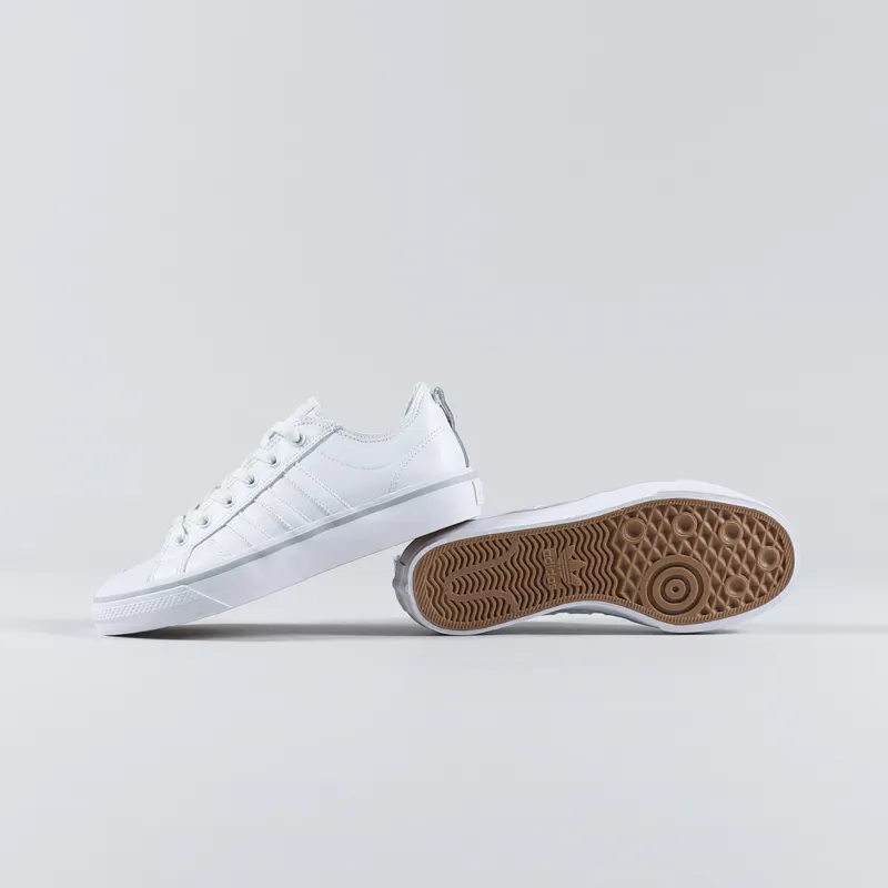 Adidas Skateboarding Nizza Low ADV Shoes White Grey-2