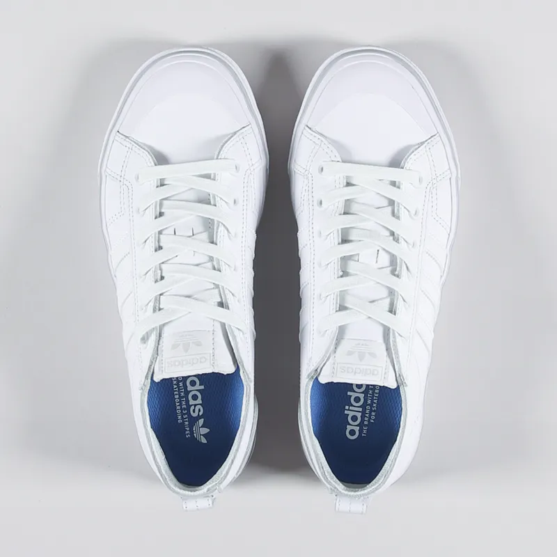 Adidas Skateboarding Nizza Low ADV Shoes White Grey-1