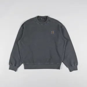 Sweatshirt Iseo - Coupe Classique, Col Tissé, 100% Coton, Poids 241 G, Pour Un Look Décontracté Et Confortable