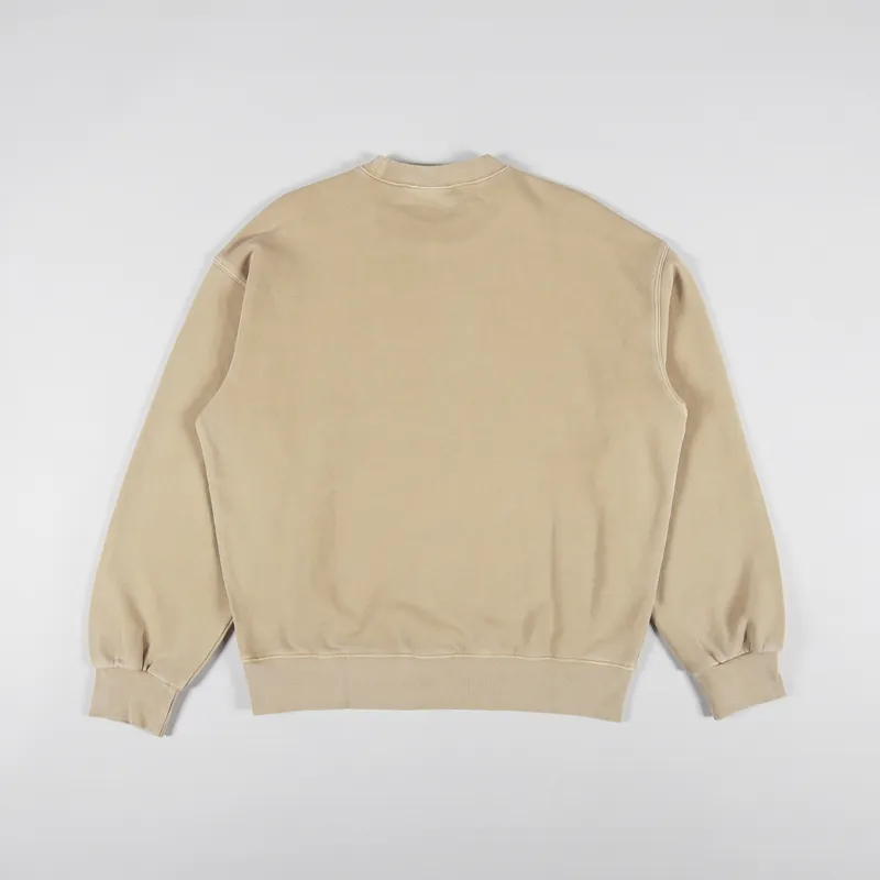 Carhartt WIP Nelson Sweat Dusty H Brown-1