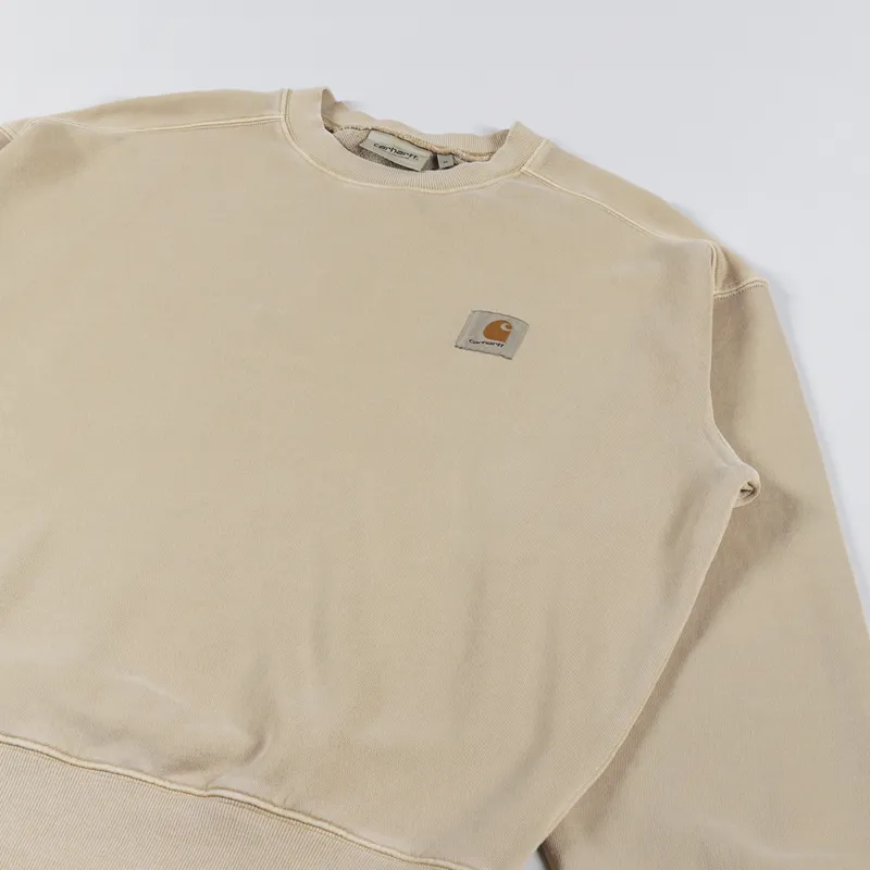 Carhartt WIP Nelson Sweat Dusty H Brown-2