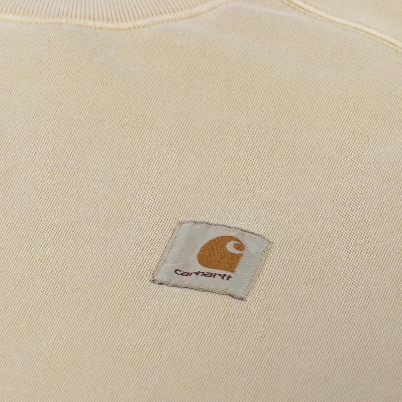 Carhartt WIP Nelson Sweat Dusty H Brown-4
