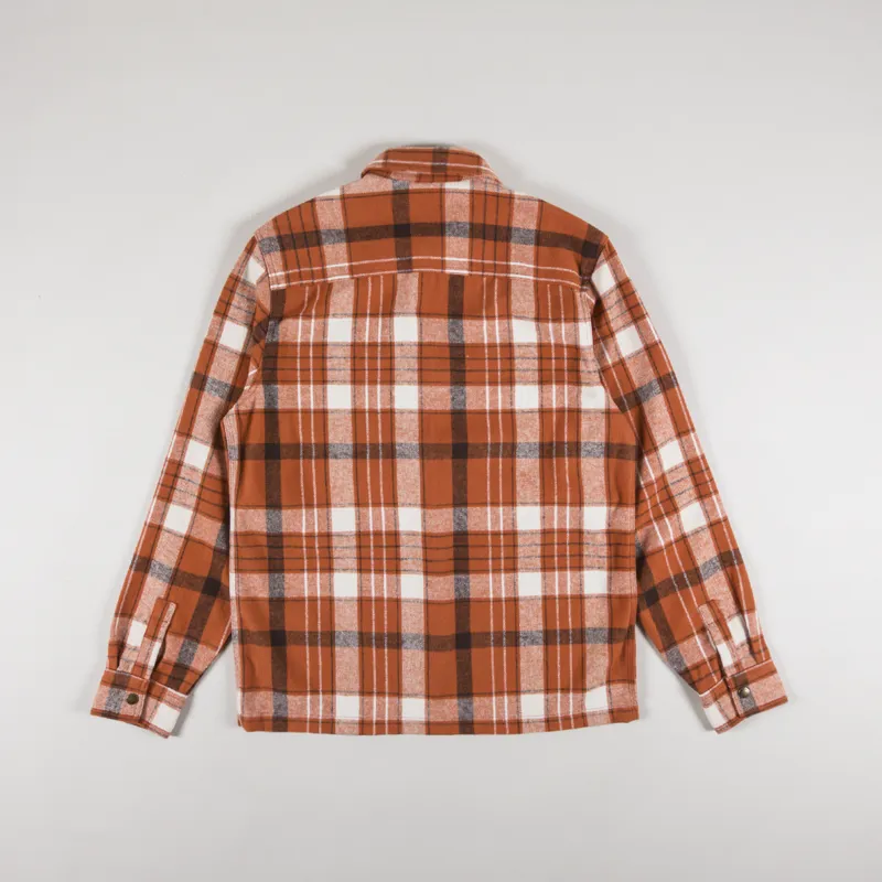Dickies Nimmons Long Sleeve Shirt Bombay Brown-1