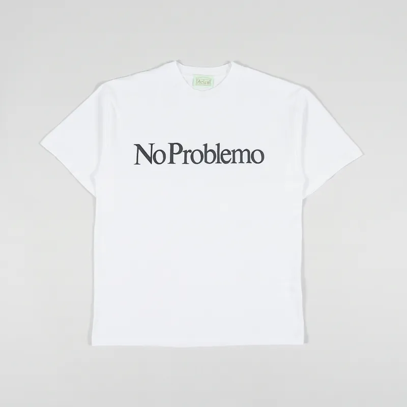 Aries No Problemo T Shirt White
