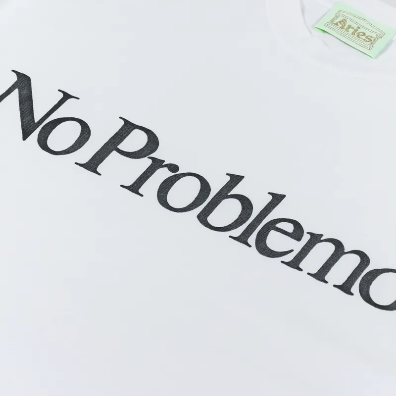 Aries No Problemo T Shirt White-1