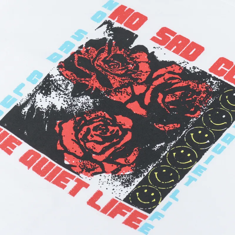 The Quiet Life No Sad Club T Shirt White-1