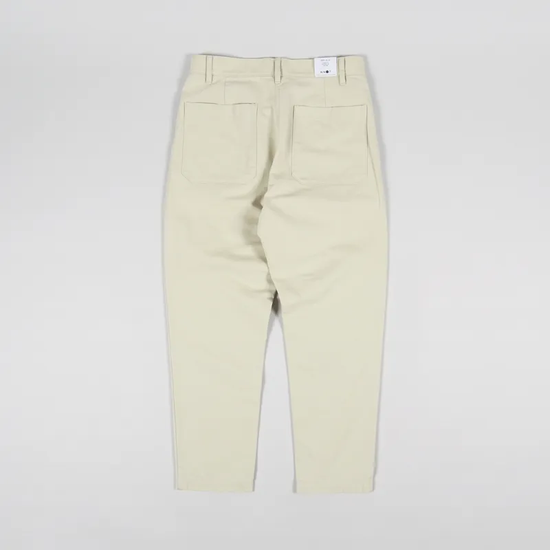 NN07 Nohr Trousers Ecru-1