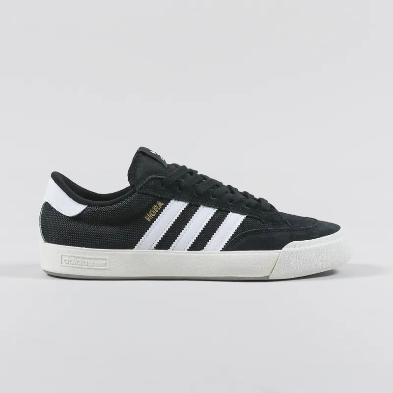 Adidas Skateboarding Nora Shoes Black White Grey-4