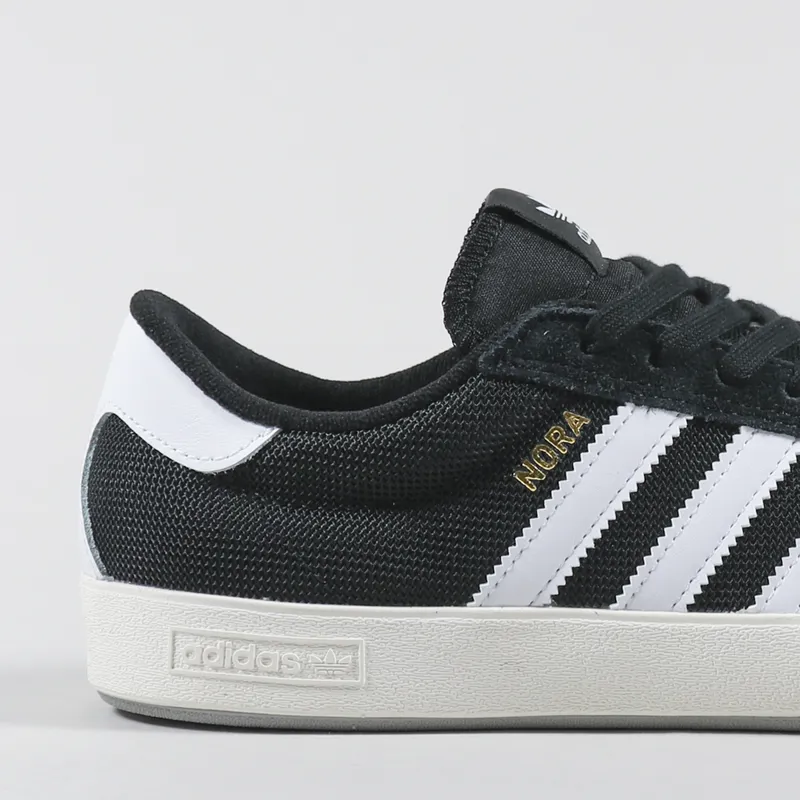 Adidas Skateboarding Nora Shoes Black White Grey-5