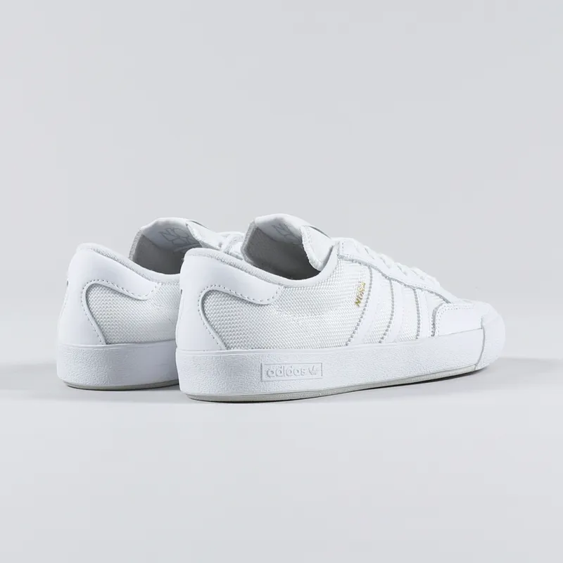 Adidas Womens Skateboarding Nora Shoes White Gold-3