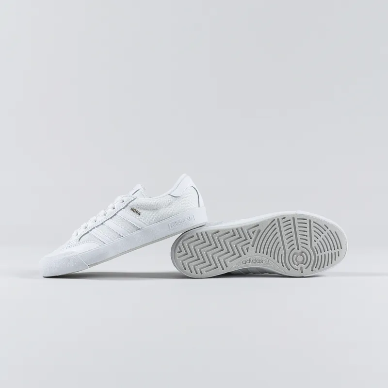 Adidas Womens Skateboarding Nora Shoes White Gold-2