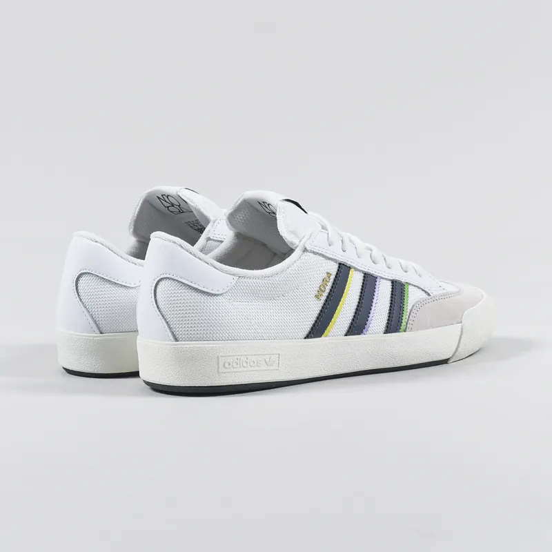 Adidas Skateboarding Nora Shoes Cloud White Shadow Navy Gold-3